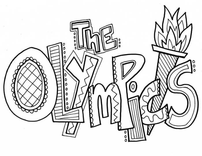 Printable winter olympics coloring pages free