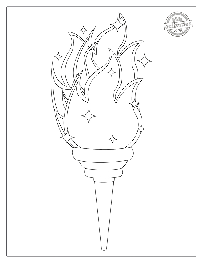 Free printable olympics coloring pages