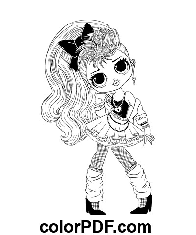 New lol omg doll printable new lol omg doll colorpdfcâ