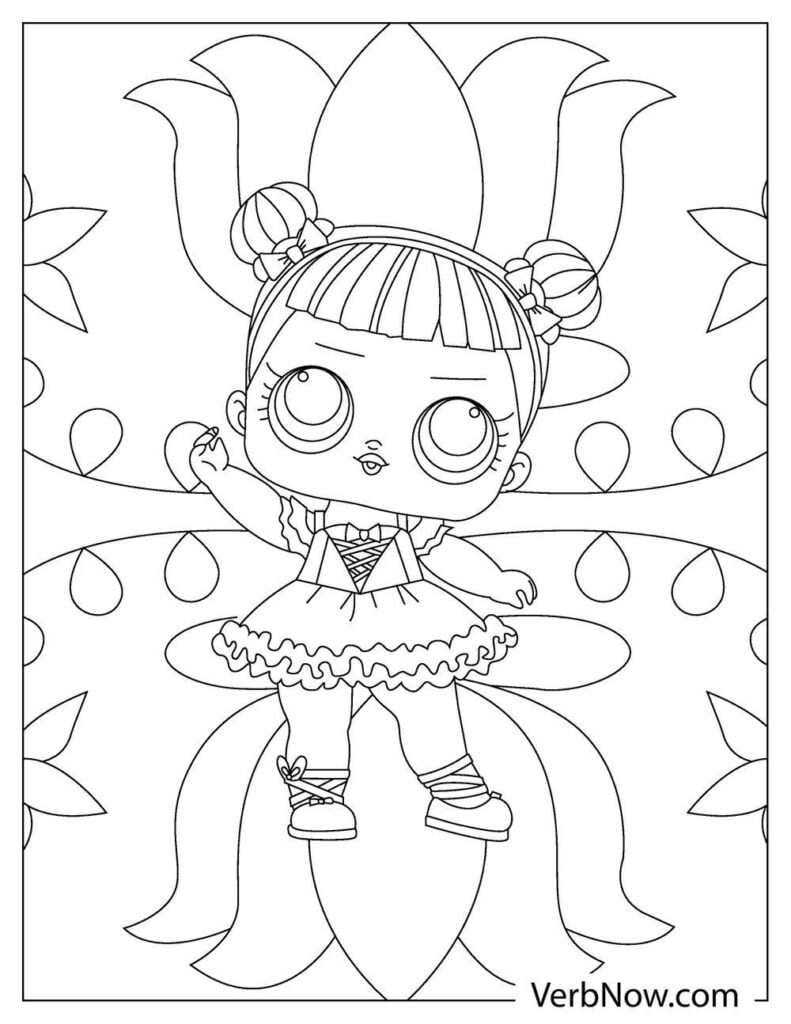 Free omg doll coloring pages for download printable pdf