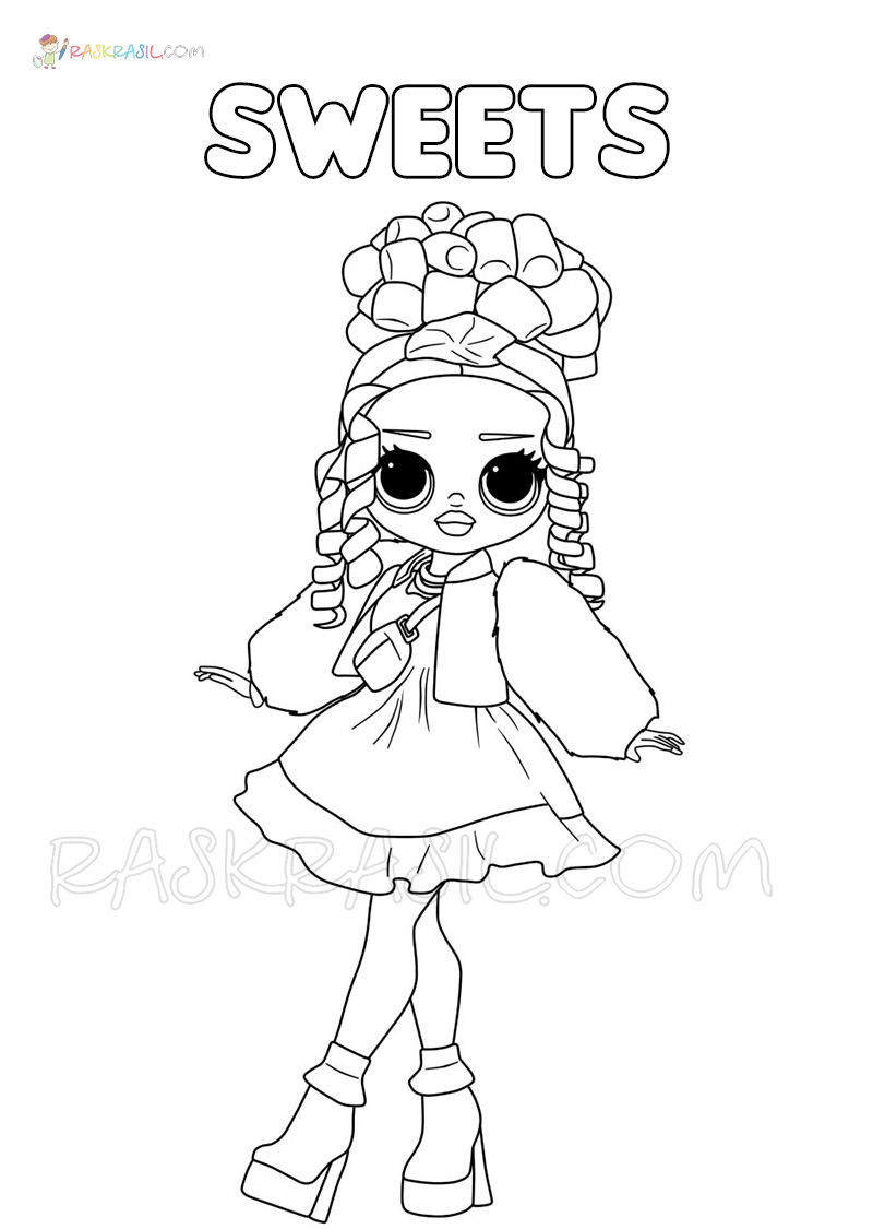 Lol omg coloring pages free printable new popular dolls