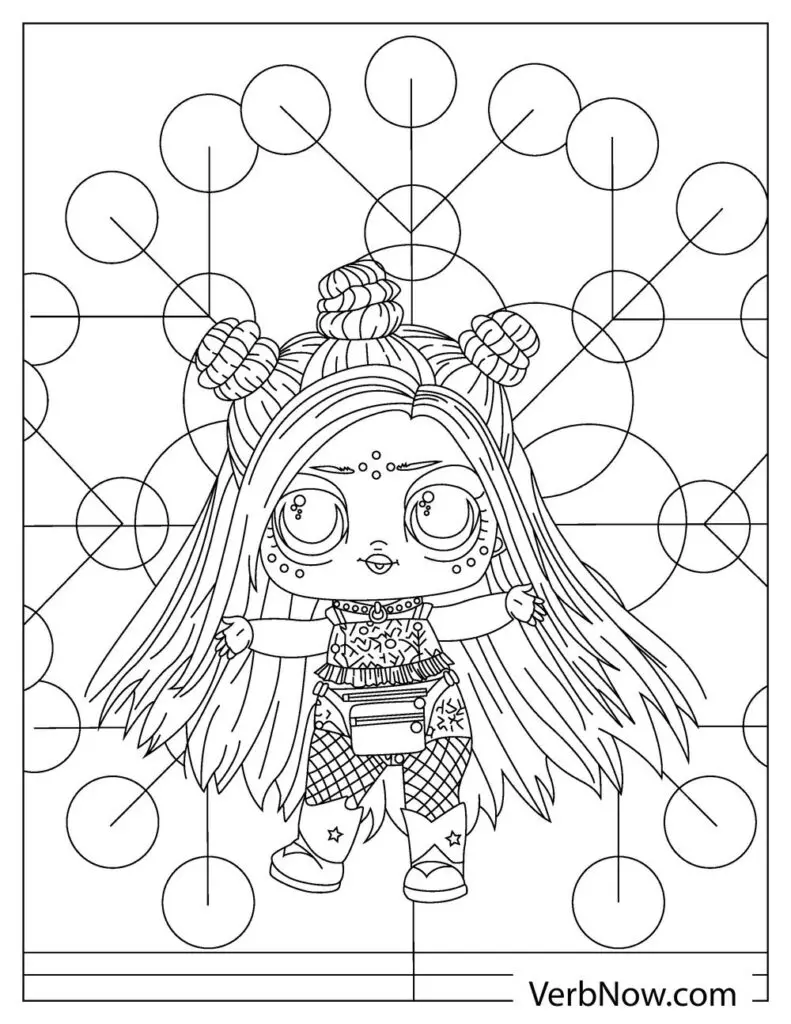 Free omg doll coloring pages for download printable pdf