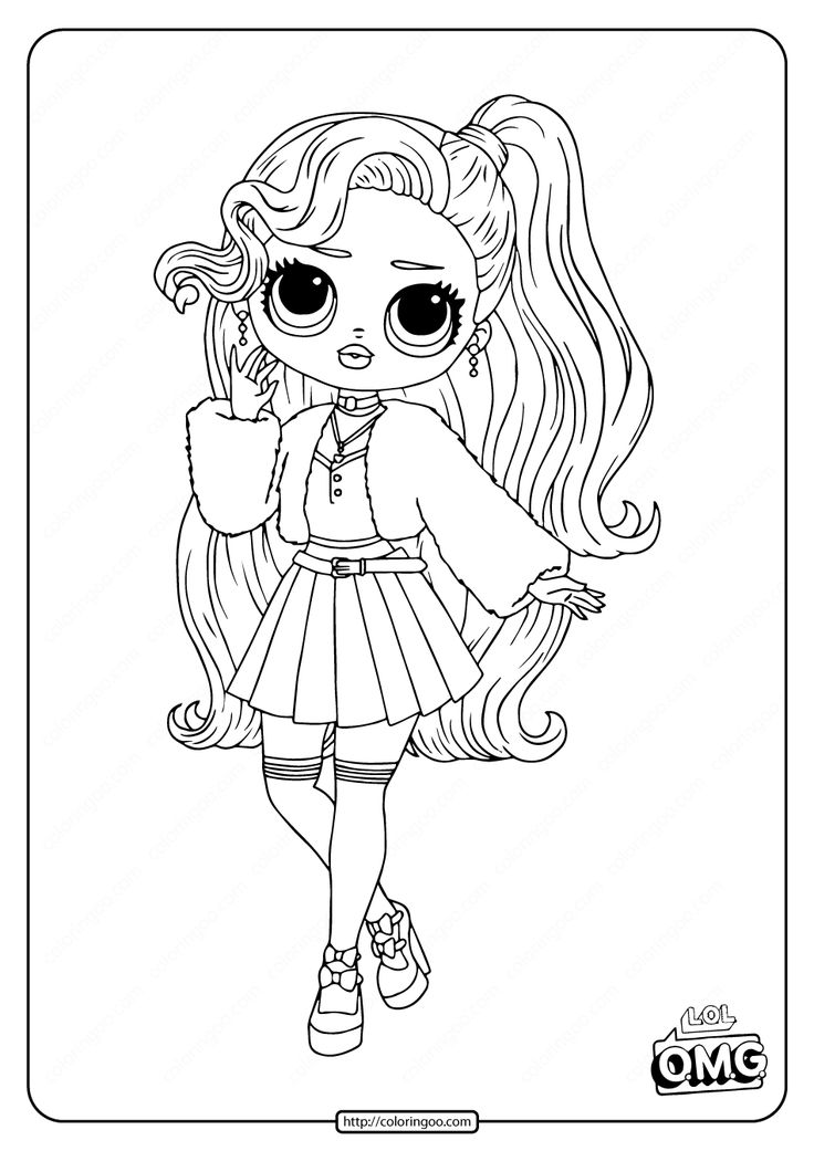 Lol surprise omg pink baby coloring page baby coloring pages unicorn coloring pages bee coloring pages