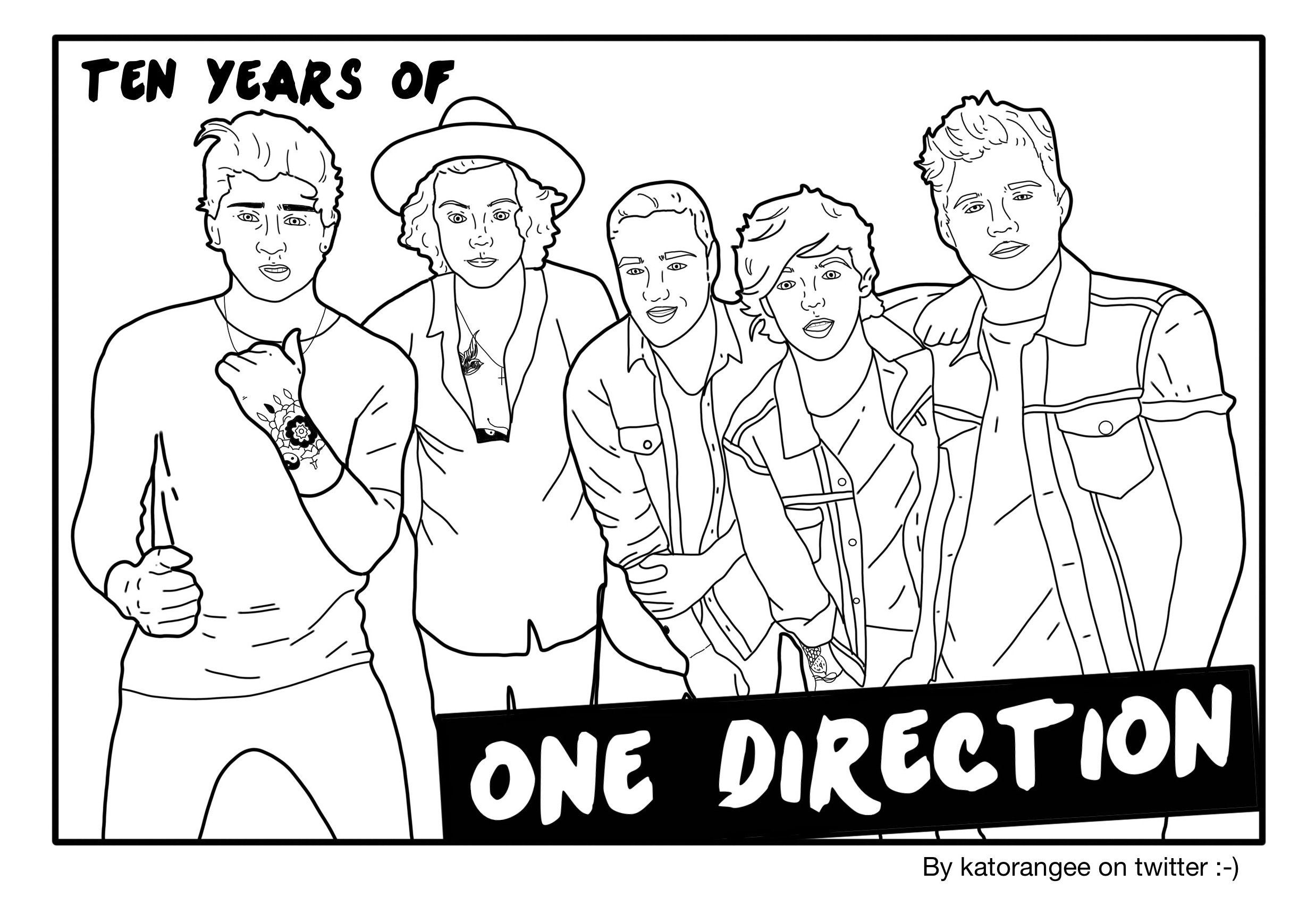 One direction coloring page fond dãcran tãlãphone fond ecran