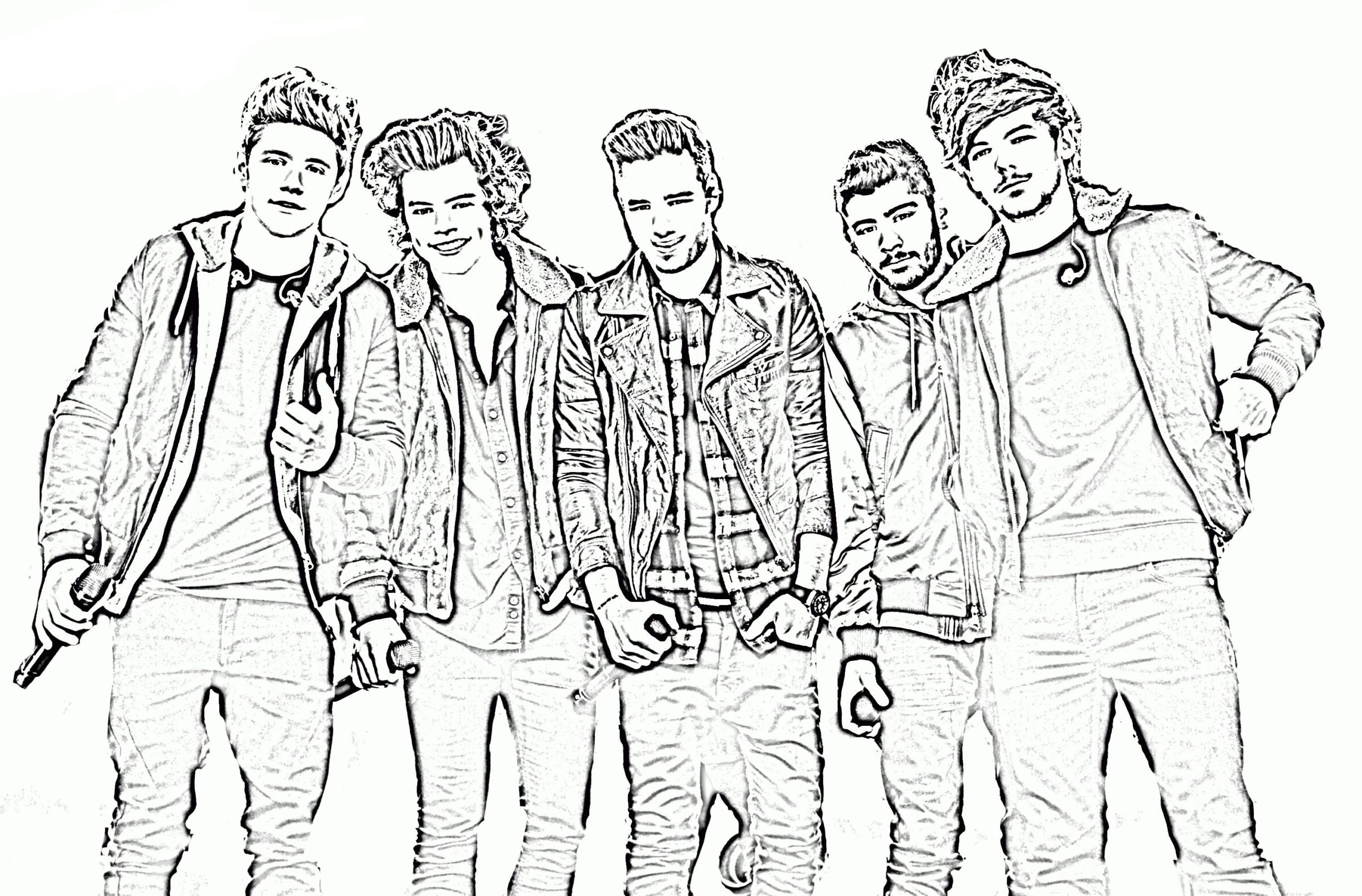 Coloring pages one direction download and print for free