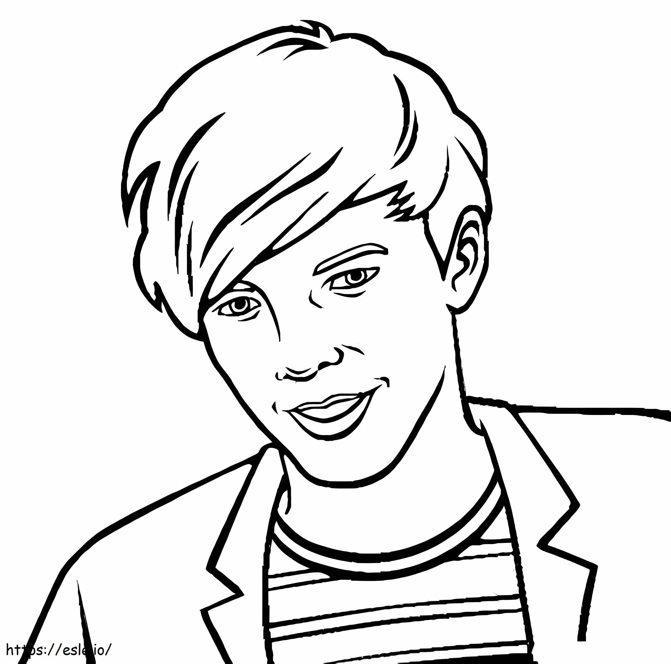 Louis tomlinson one directn coloring page