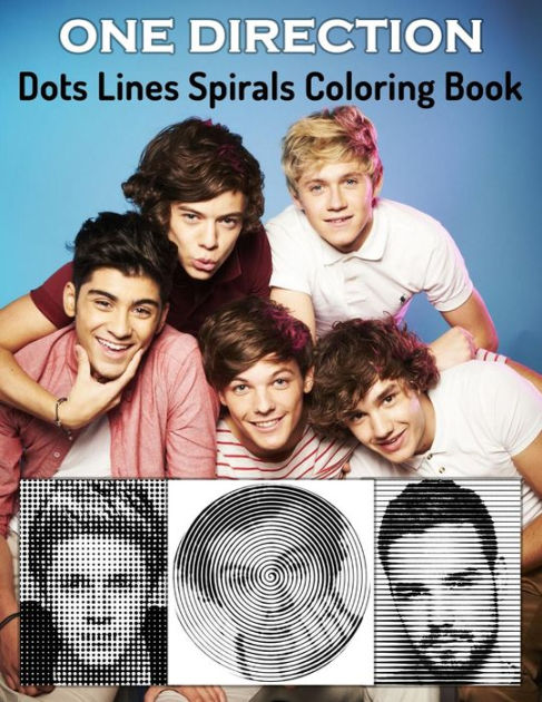 One direction dots lines spirals coloring book great gift for girls boys and teens who love one direction with spiroglyphics coloring books