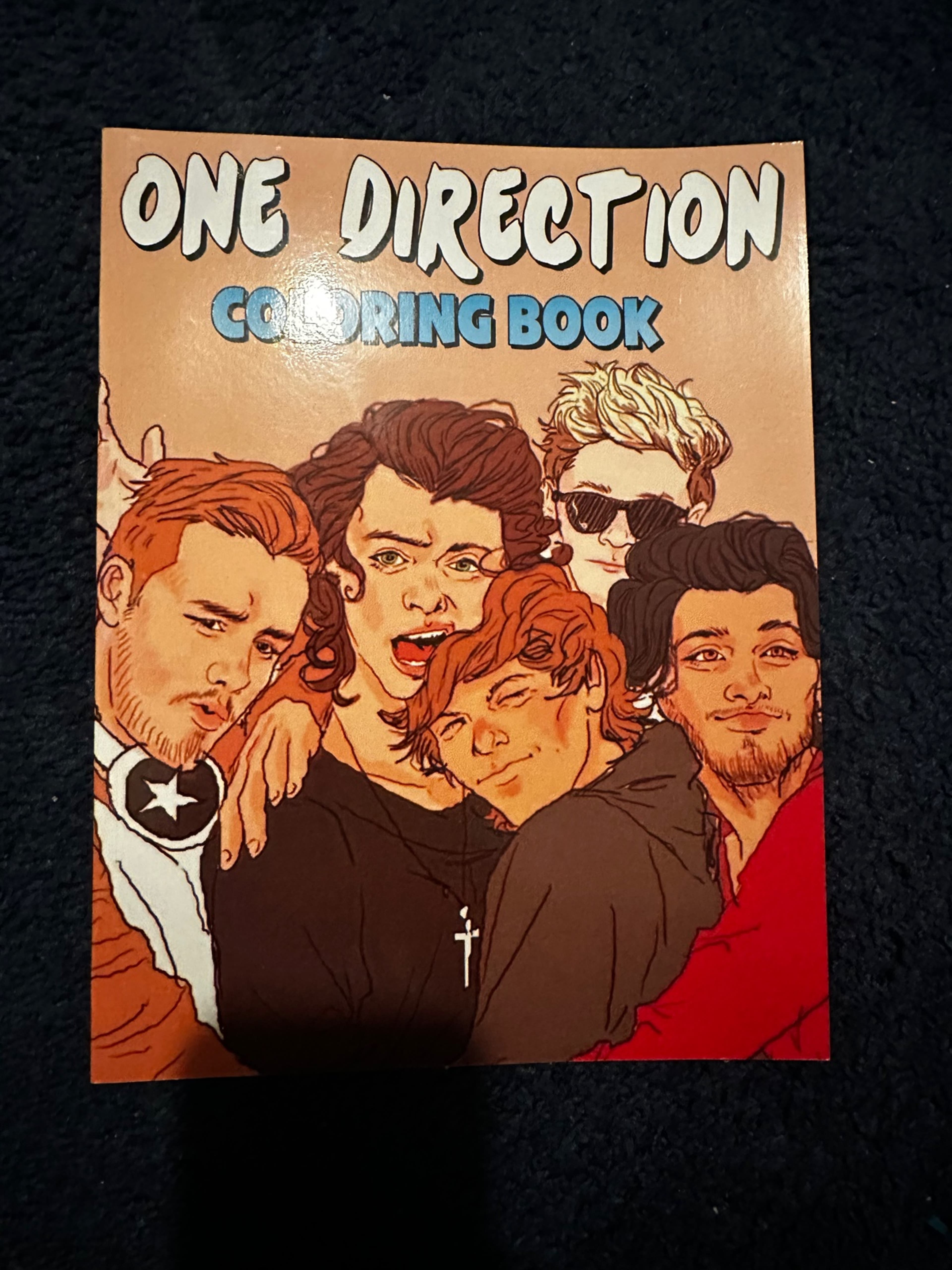 One direction drawing coloring