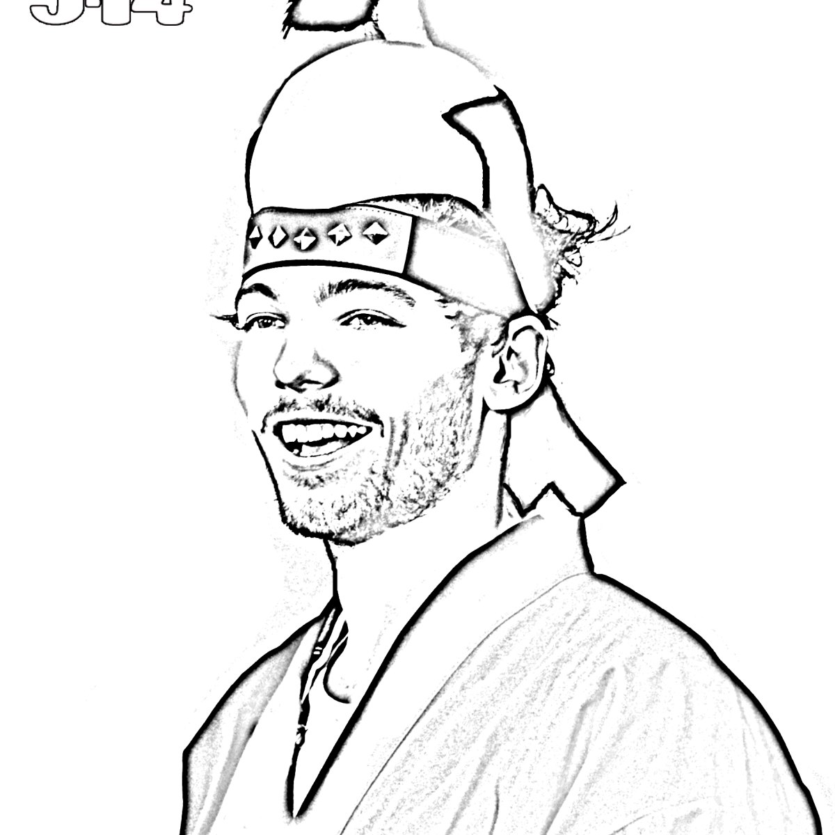 Printable one direction coloring pages