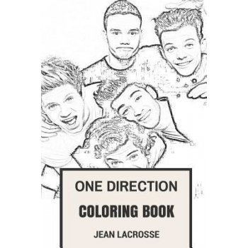 One direction coloring book english pop boy band and rock sensations zayn malik and harry styles inspired adult coloring book lacrosse jeanpaperback od â