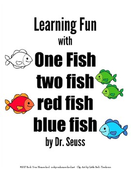 Learning fun with one fish two fish red fish blue fish by rock your homeschool