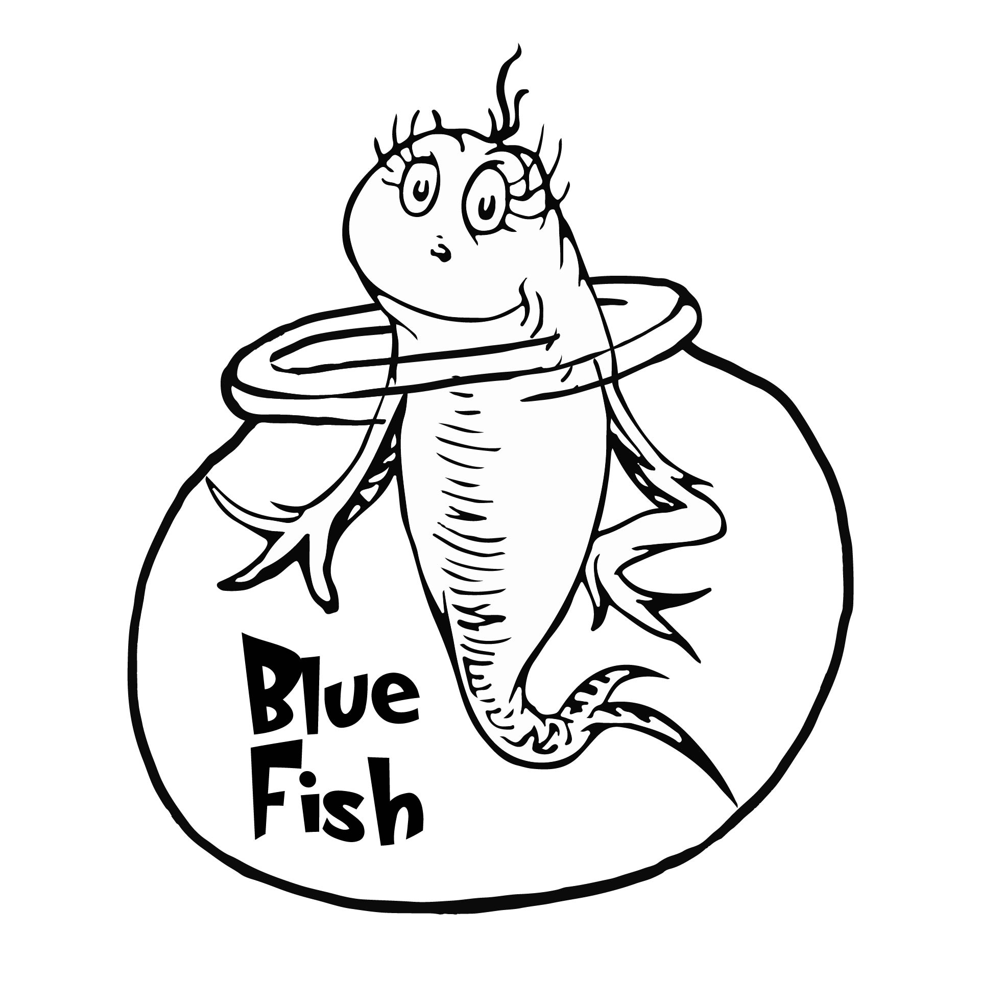 Best one fish two fish coloring pages printable pdf for free at