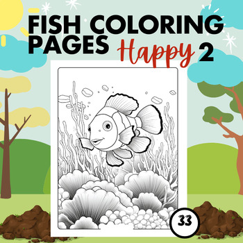 Dive into creativity with fish coloring pages