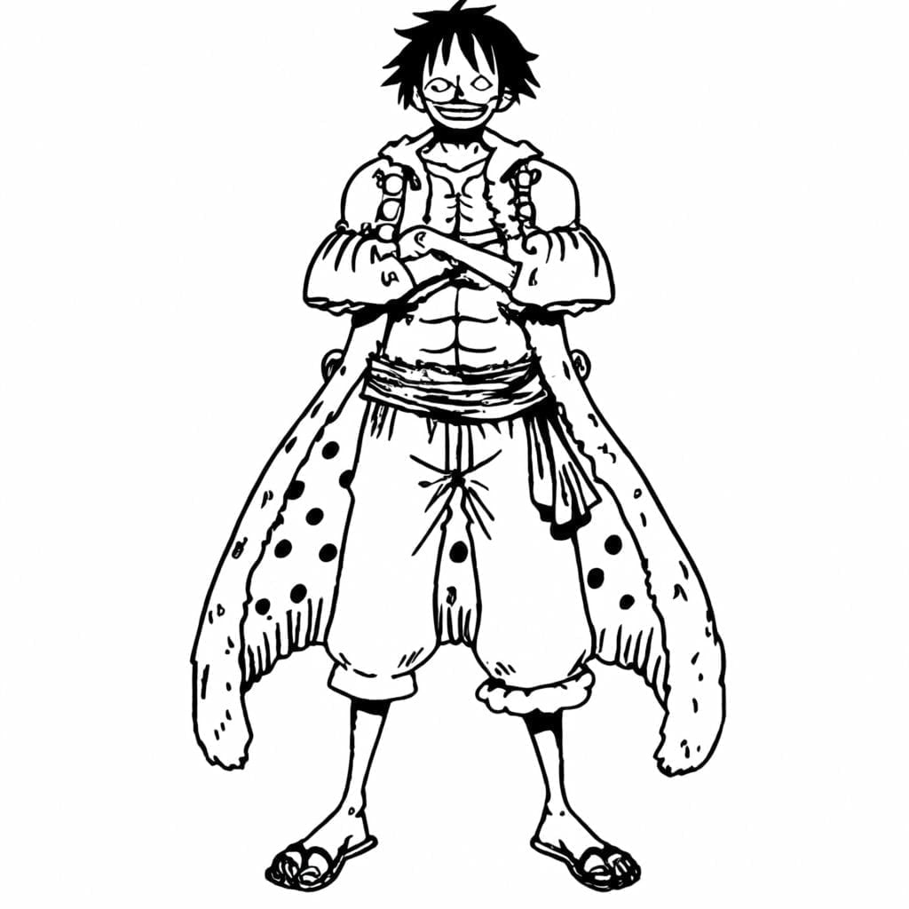 Download one piece coloring page