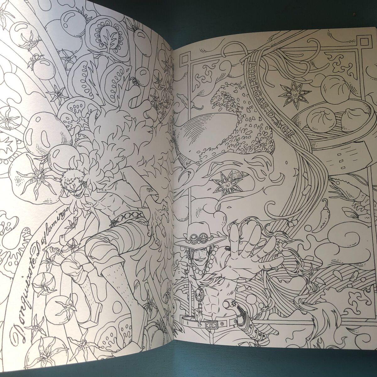 One piece coloring book premium collection colouring book eichiro oda