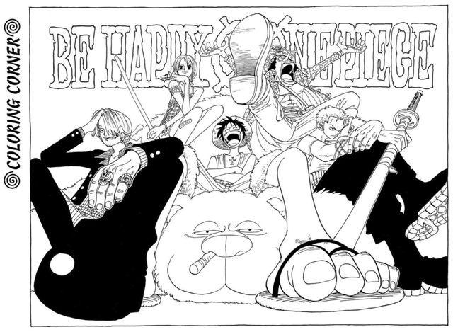 I wanna see an updated version of the bonus coloring page from volume ronepiece