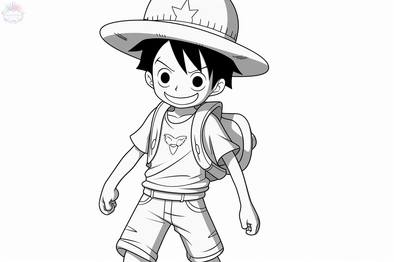 One piece coloring pages