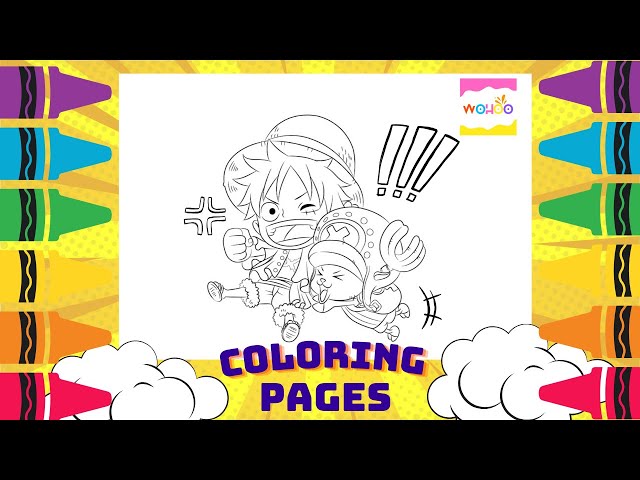 One piece coloring pages one piece coloring pages luffy by wohoo coloring pages