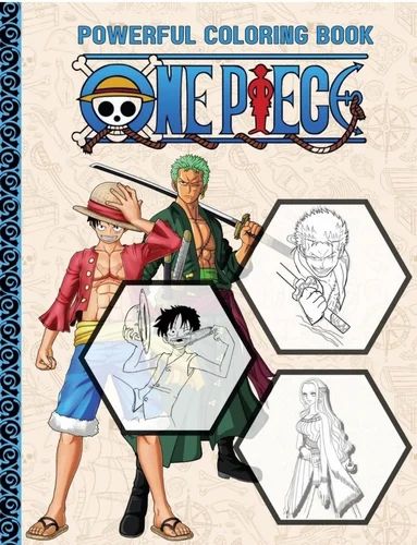 One piece coloring book powerful characters aazing fun coloring adventures at rs piece books in narwana id