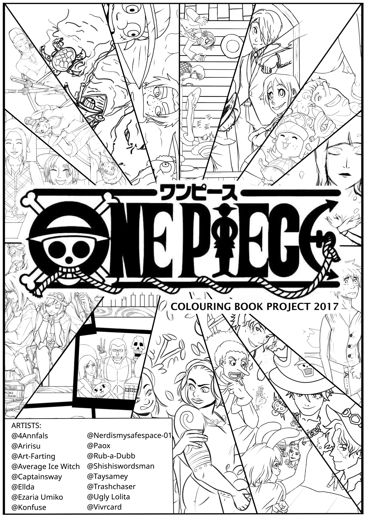 Gimme ya garbage â one piece colouring book