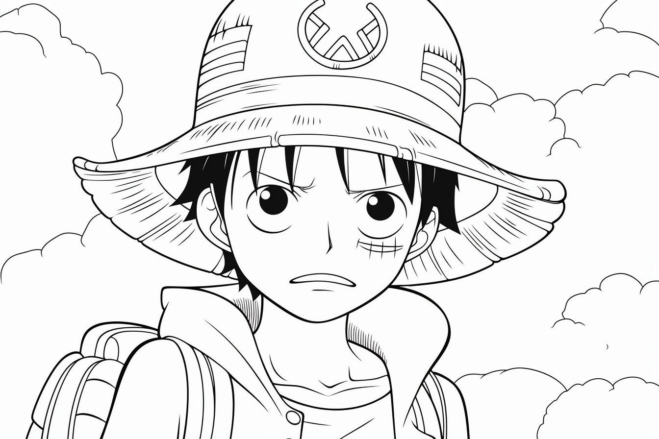 One piece coloring pages