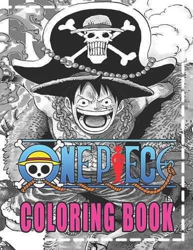 One piece coloring book by luffy boston