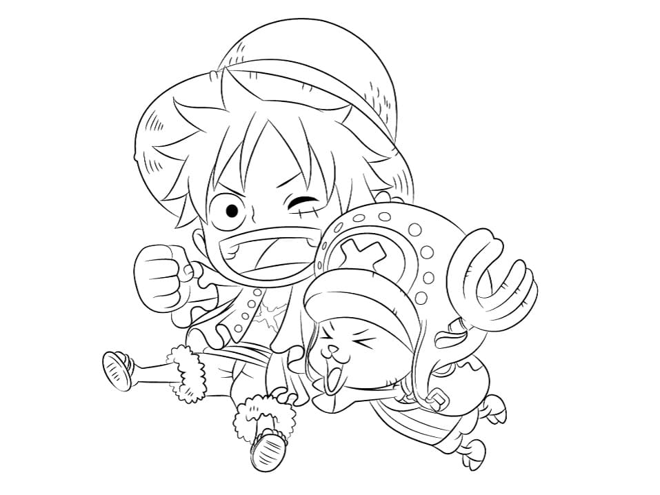 One piece coloring pages by coloringpageswk on