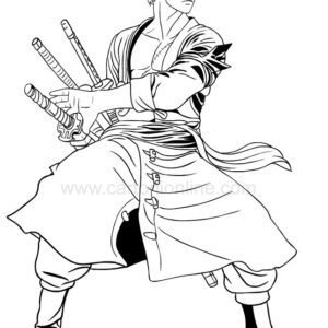 One piece coloring page printable for free download