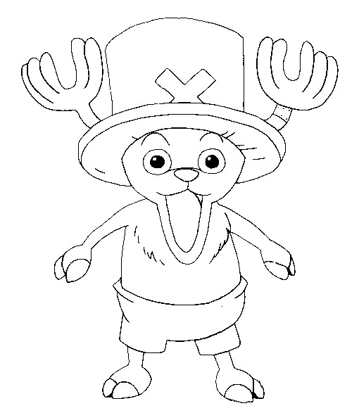 Coloring page one piece