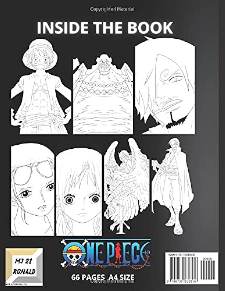 One piece coloring book one piece coloring book for kids and adults high