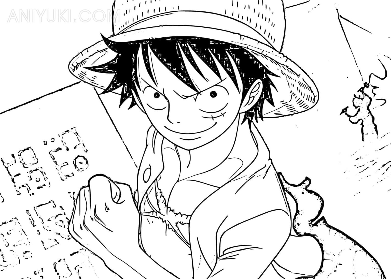 One piece coloring pages