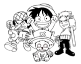 One piece coloring pages