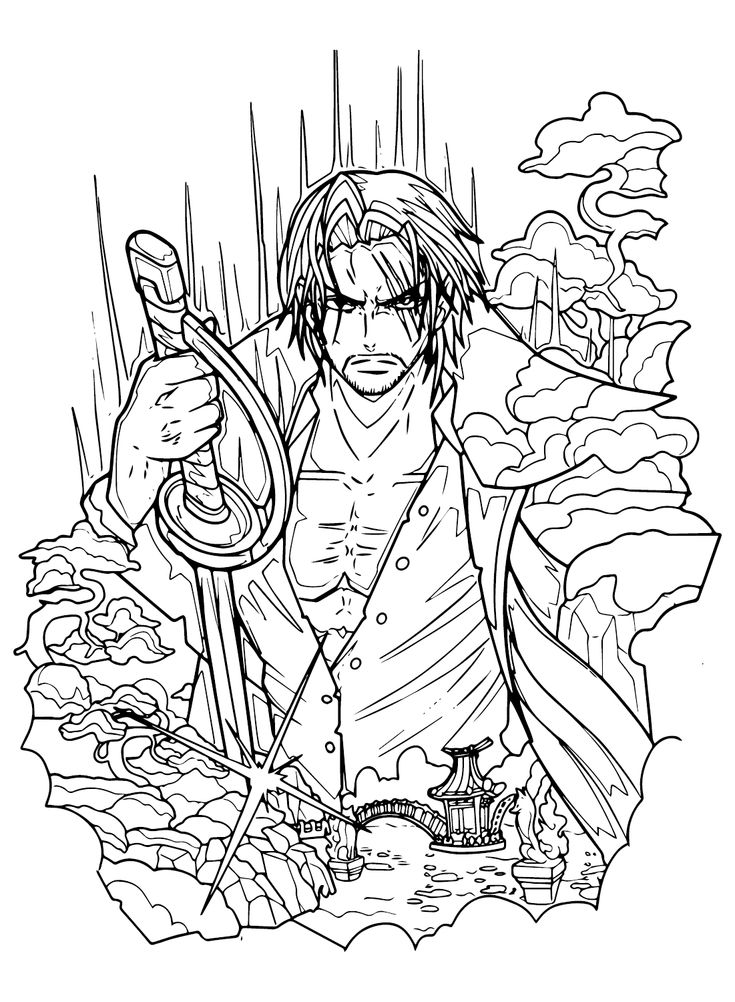 Shanks coloring pages