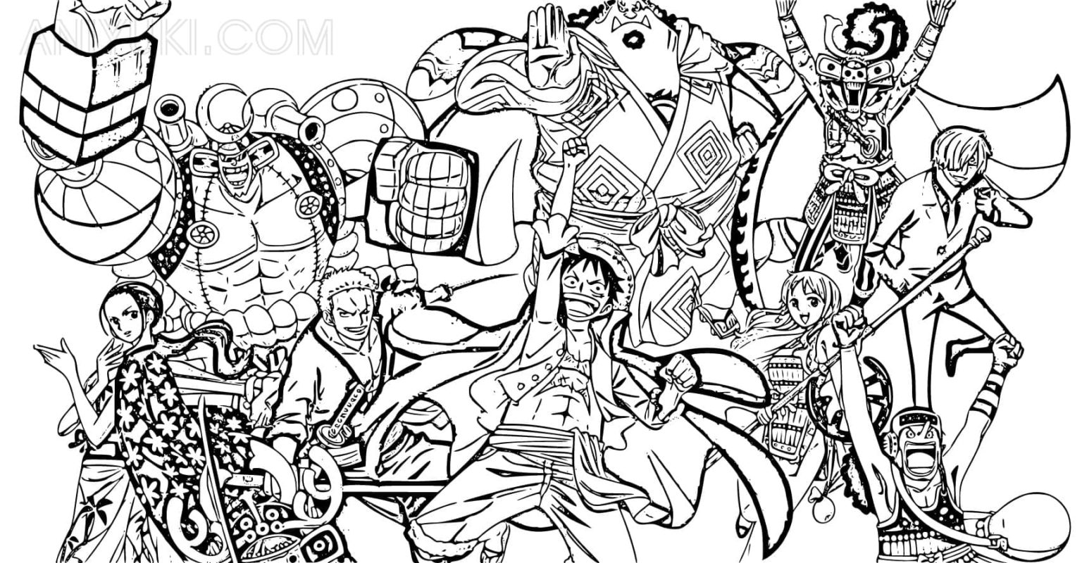 One piece coloring pages