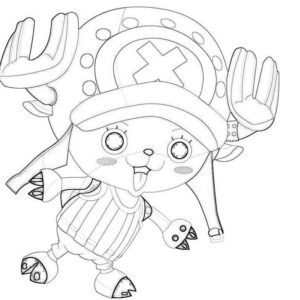 One piece coloring page printable for free download