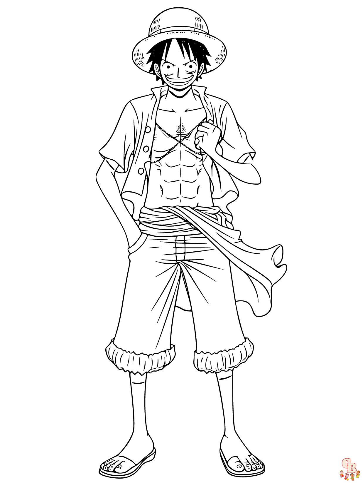 Explore the world of one piece with free printable coloring pages