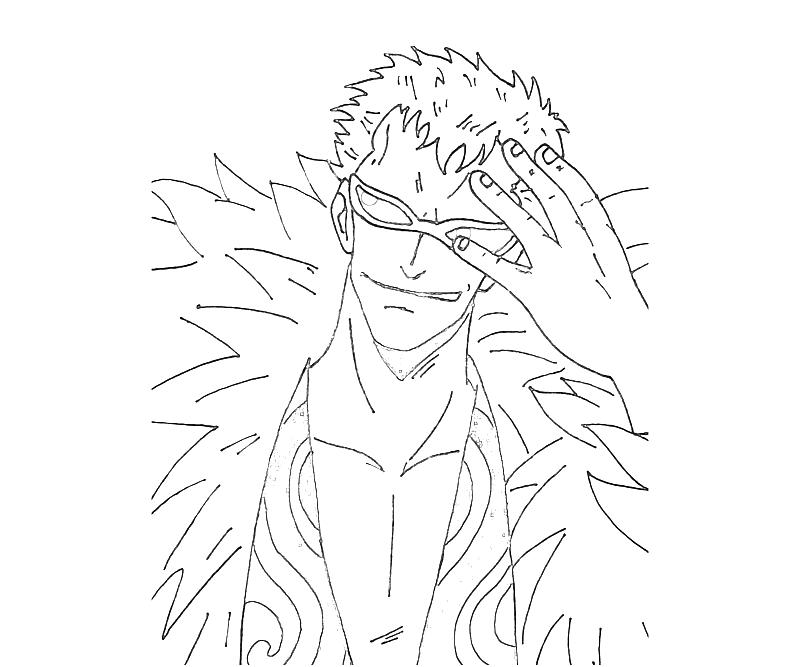 One piece donquixote doflamingo funny how coloring