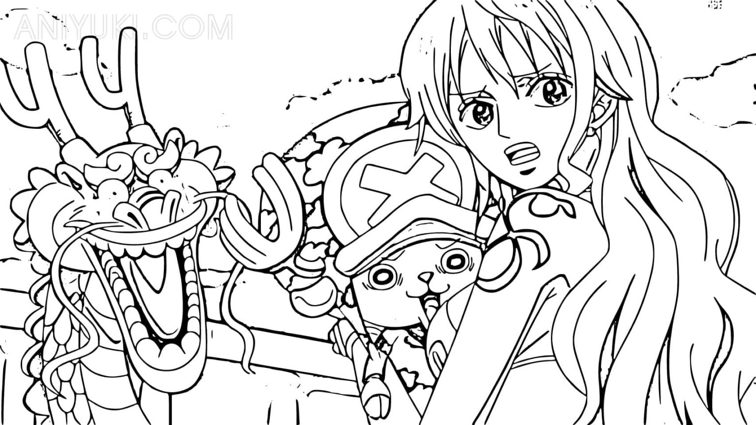 One piece coloring pages