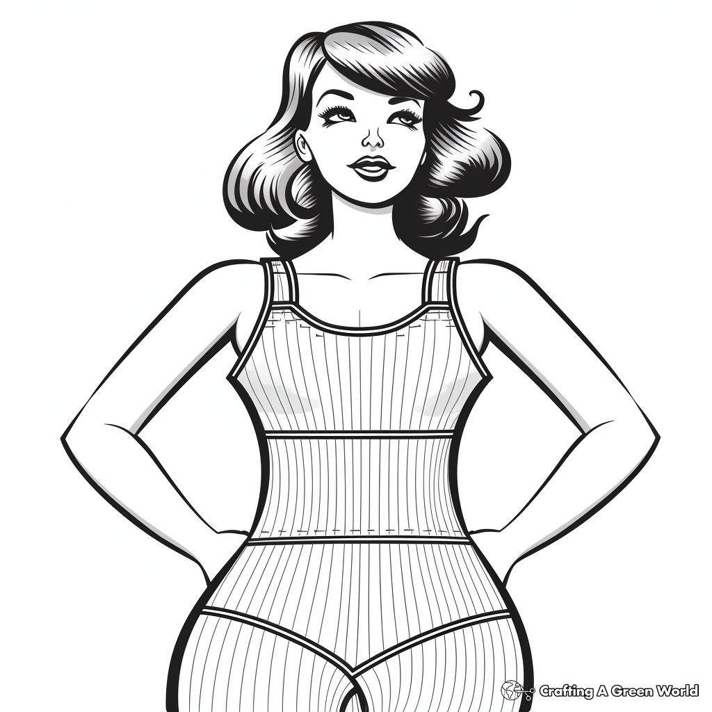 Leotard coloring pages