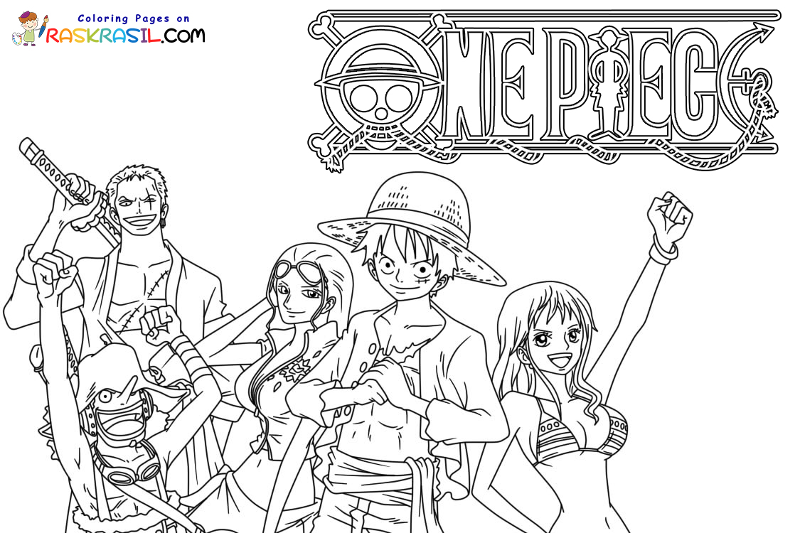 One piece coloring pages