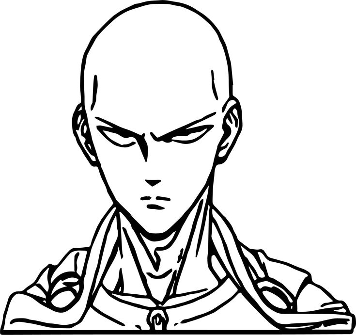 Cool one punch man anime character design saitama coloring page karakter tasarämä anime karakterler saitama