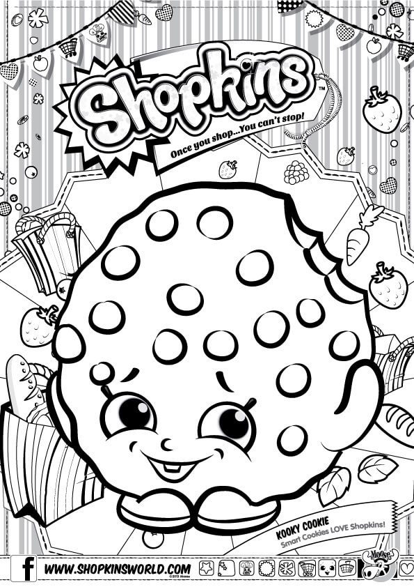 Shopkins coloring pages season