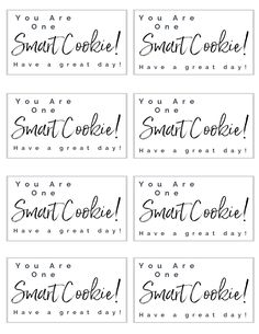 Top one smart cookie free printable ideas and inspiration