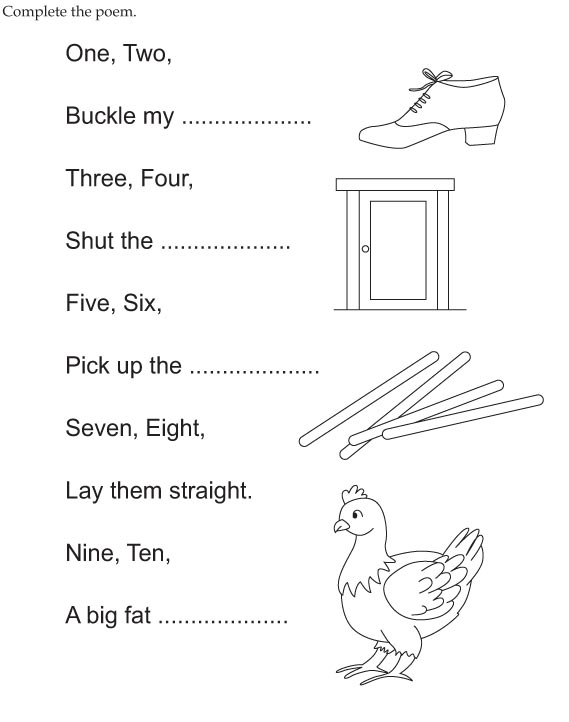 One two buckle my shoe worksheet download free one two buckle my shoe worksheet for kids best coloring pages