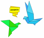 Origami coloring pages to print or color online