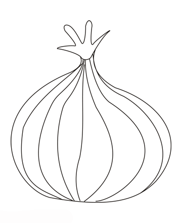 Onions coloring pages to kids team colors