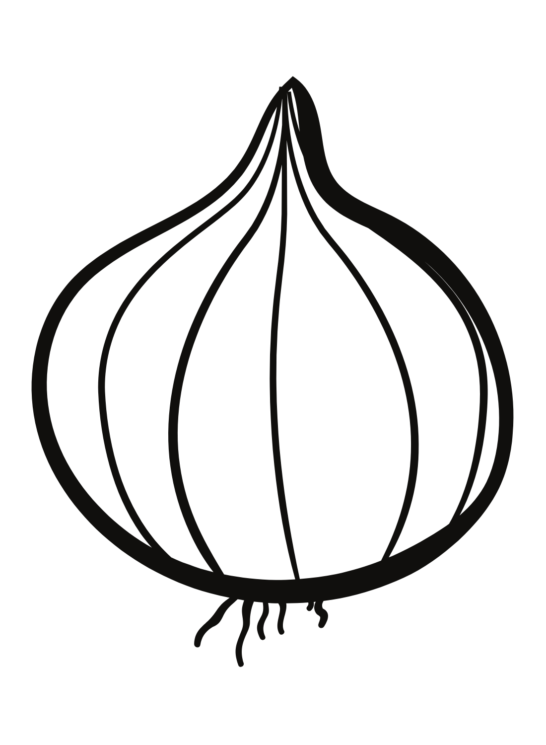 Onion coloring pages printable for free download