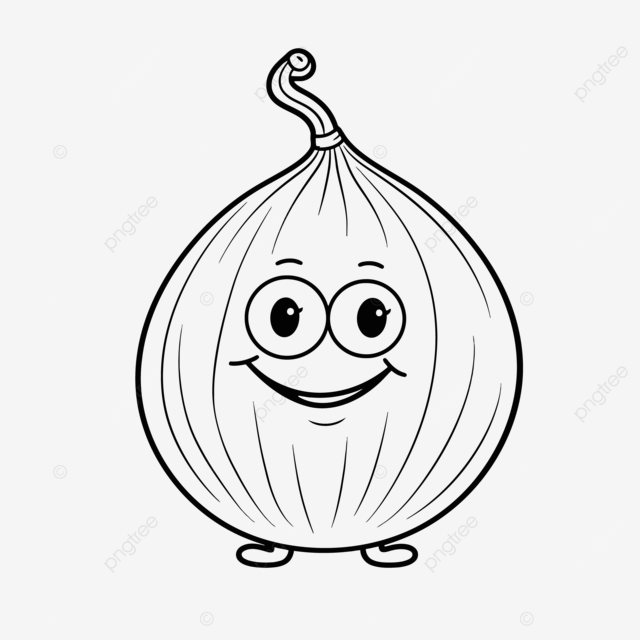 Cute onion coloring page â happy onion happy onion cartoon character outline sketch drawing vector car drawing cartoon drawing wing drawing png and vector with transparent background for free download