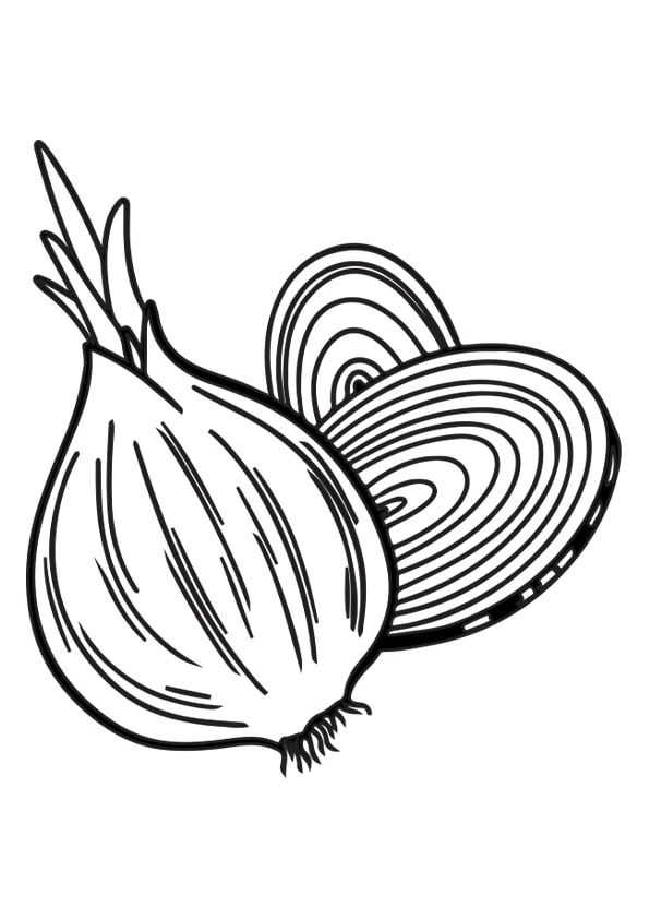 Easy printable cauliflower coloring pages for kids