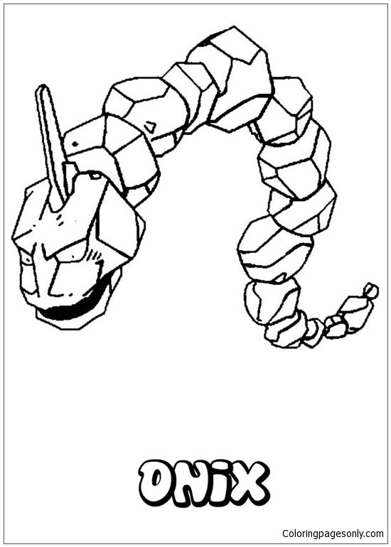 Pokemon onix coloring page pokemon malvorlagen pokemon ausmalbilder vogel malvorlagen